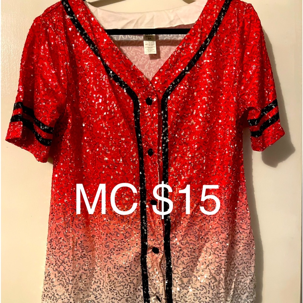 NWOT SEQUIN DANCE JERZEE
